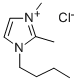 氯化1-丁基-2,3-二甲基咪唑鎓 结构式