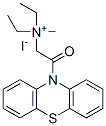diethyl-methyl-(2-oxo-2-phenothiazin-10-yl-ethyl)azanium iodide 结构式