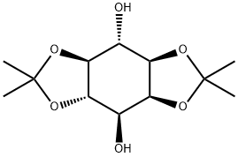 1,2:4,5-二异丙叉D,L-肌-肌醇 结构式