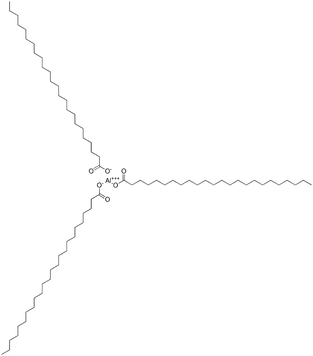 aluminium tetracosanoate  结构式