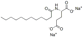 月桂酰谷氨酸钠 结构式