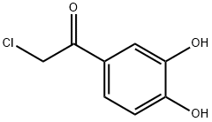 3,4-二羟基-2'-氯苯乙酮 结构式