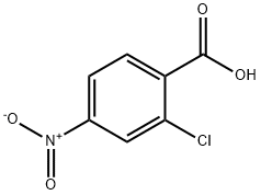 2-氯-4-硝基苯甲酸 结构式