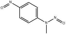 N-甲基-N,4-二亚硝基苯胺 结构式
