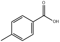 4-甲基苯甲酸 结构式
