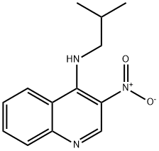 4-异丁胺基-3-硝基喹啉 结构式