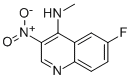 6-FLUORO-N-METHYL-3-NITROQUINOLIN-4-AMINE 结构式