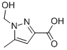 1H-Pyrazole-3-carboxylicacid,1-(hydroxymethyl)-5-methyl-(9CI) 结构式