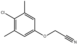 2-(4-CHLORO-3,5-DIMETHYLPHENOXY)ACETONITRILE 结构式