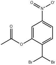 2-(DIBROMOMETHYL)-5-NITROPHENYL ACETATE 结构式