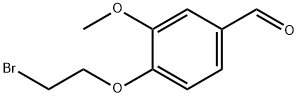 4-(2-溴乙氧基)-3-甲氧基苯甲醛 结构式