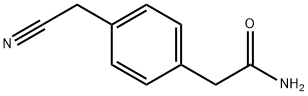 2-[4-(氰甲基)苯基]乙酰胺 结构式