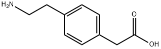 4-(2-氨乙基)苯乙酸 结构式