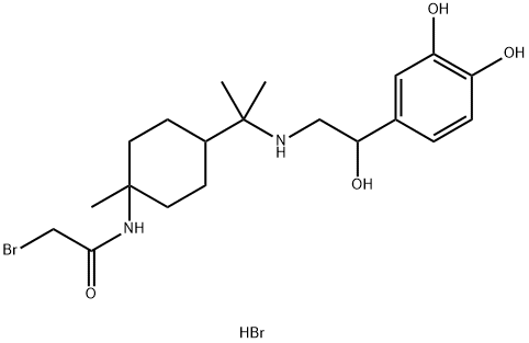 bromoacetylaminomenthylnorepinephrine 结构式