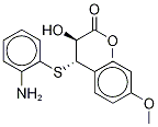 (αS,βS)-β-[(2-AMinophenyl)thio]-α-hydroxy-4-Methoxybenzenepropanoic Acid Methyl Ester 结构式