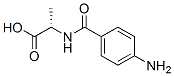 Alanine,  N-(4-aminobenzoyl)- 结构式