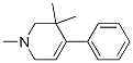 1,3,3-trimethyl-4-phenyl-1,2,3,6-tetrahydropyridine 结构式