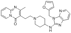 巴马斯汀 结构式