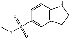 N,N-二甲基吲哚啉-5-磺酰胺 结构式