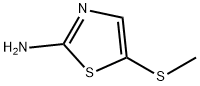 5-(甲基硫代)-2-噻唑胺 结构式
