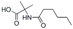 Alanine,  2-methyl-N-(1-oxohexyl)- 结构式