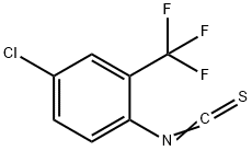 4-氯-1-硫代异氰酸酯邻-2-(三氟甲基)苯 结构式