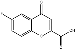 6-氟-4-氧代-4H-1-苯并吡喃-2-羧酸 结构式
