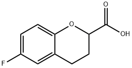 6-氟色满-2-羧酸 结构式