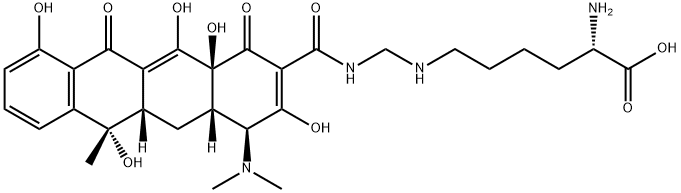 四环素亚甲赖氨酸 结构式