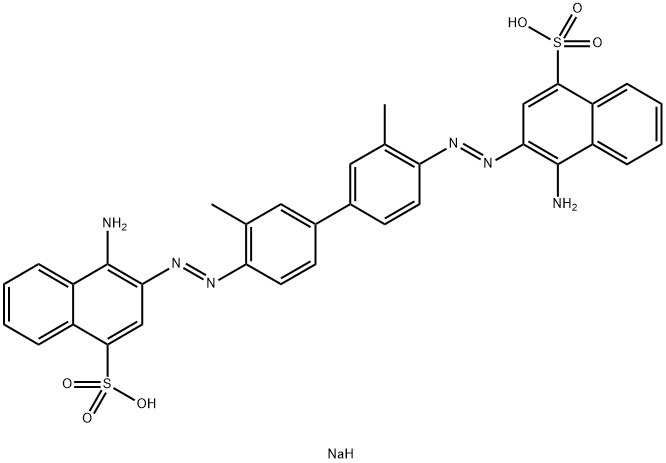 苯紫红素4B 结构式