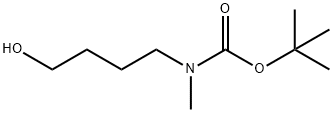 N-BOC-N-甲基-4-氨甲丁醇 结构式