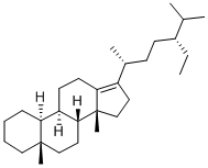 20R 13(17)-24R-ETHYL DIACHOLESTENE 结构式