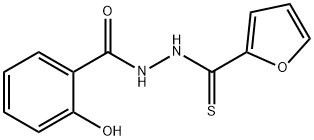 N-salicyloyl-N'-(2-furylthiocarbonyl)hydrazine 结构式