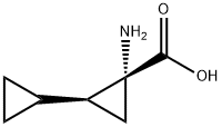 [1,1-Bicyclopropyl]-2-carboxylicacid,2-amino-,cis-(9CI) 结构式