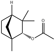 1,3,3-三甲基-二环[2.2.1]庚-2-醇乙酸酯 结构式