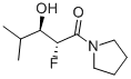 Pyrrolidine, 1-(2-fluoro-3-hydroxy-4-methyl-1-oxopentyl)-, (R*,R*)- (9CI) 结构式