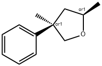 顺-四氢化-2,4-二甲基-4-苯基呋喃 结构式