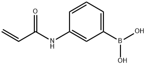 3-丙烯酰胺基苯硼酸 结构式