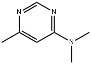 N,N,6-三甲基嘧啶-4-胺 结构式