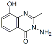 4(3H)-Quinazolinone,  3-amino-8-hydroxy-2-methyl- 结构式