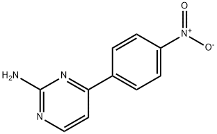 4-(4-硝基苯基)嘧啶-2-胺 结构式
