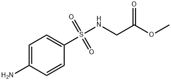 2-(4-氨基苯磺酰氨基)乙酸甲酯 结构式