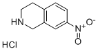 7-硝基-1,2,3,4-四氢异喹啉盐酸盐 结构式