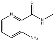 3-氨基-N-甲基吡啶酰胺 结构式