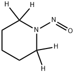 N-Nitrosopiperidine-d4 结构式