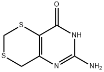 6-AMINO-4H,7H-[1,3]DITHIINO[5,4-D]PYRIMIDIN-8-ONE 结构式