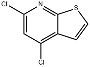 4,6-二氯噻吩并[2,3-B]吡啶 结构式