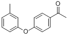 1-(4-M-TOLYLOXY-PHENYL)-ETHANONE 结构式