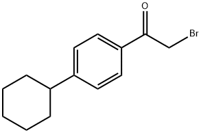 2-BROMO-1-(4-CYCLOHEXYLPHENYL)ETHANONE 结构式