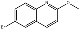 6-溴-2-甲氧基喹啉 结构式